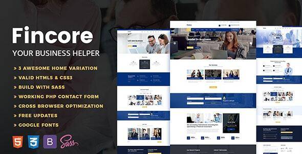 Fincore Consulting HTML Template Download