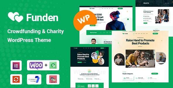 Funden v1.1.8 – Crowdfunding & Charity WordPress Theme