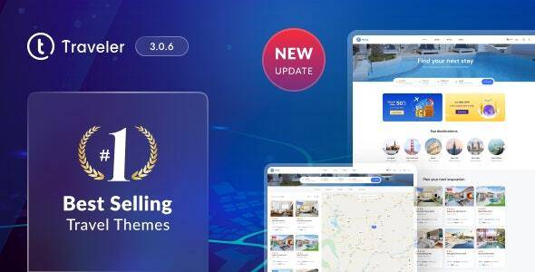 Traveler wordpress theme travel booking theme