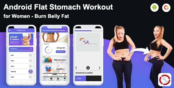 Flat Stomach Workout (30 days Workout Plan) v1.0 Android App Download