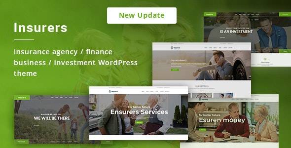 Insurers – v3.1.1 Insurance Agency WordPress Theme Download