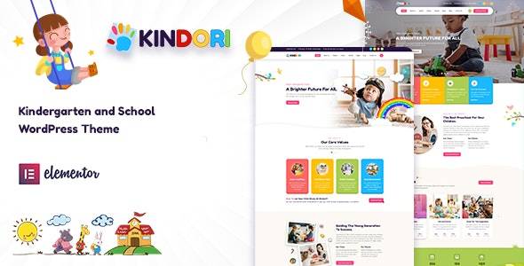 Kindori – v2.0.2 School Kindergarten WordPress Theme Download