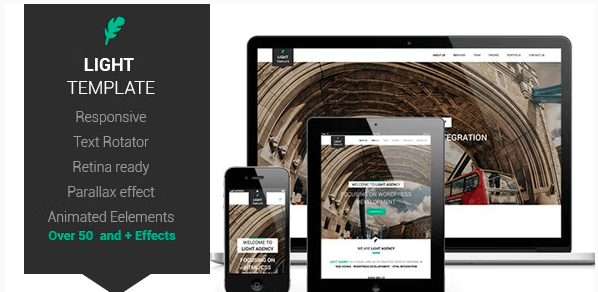 Light - Html One-Page Template