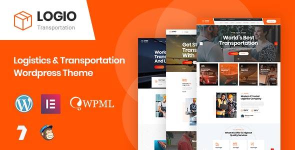 Logio Logistics Transportation WordPress Theme Download