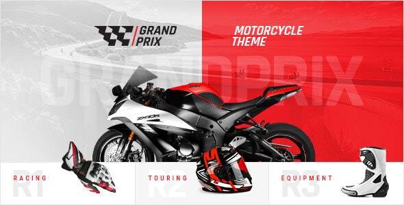 GrandPrix v1.5 – Motorcycle WordPress Theme Download