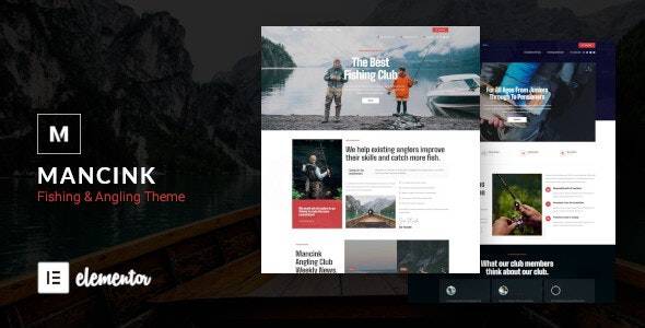 Mancink – v1.0 Fishing & Angling WordPress Theme Download