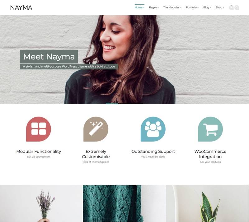 Nayma wordpress theme