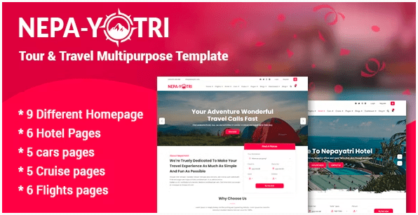 Nepayatri - Tour & Travel Multipurpose Template