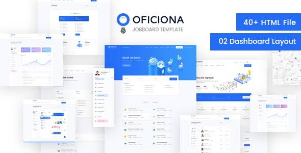 Oficiona v.1.4 – Job Board HTML Template Download