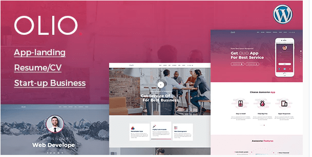 Olio v2.2 – One Page WordPress Theme