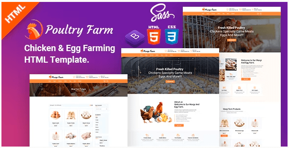 PoultryFarm v1.0 – Organic Poultry HTML Template