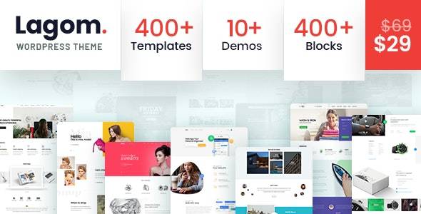 Lagom – v2.0 Multi Concept MultiPurpose WordPress Theme Download