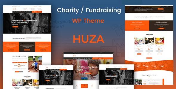 Huza v.1.20 – Charity Responsive WordPress Theme Download