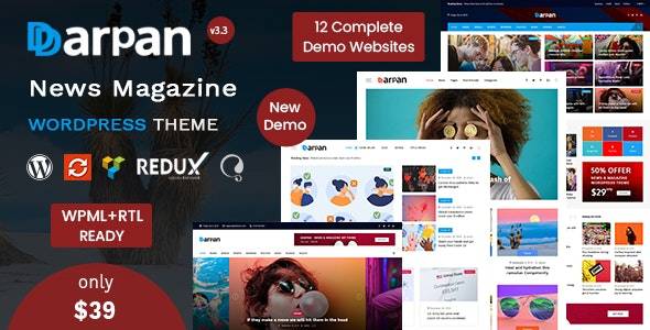 Darpan – v3.1 News Magazine WordPress Theme Download