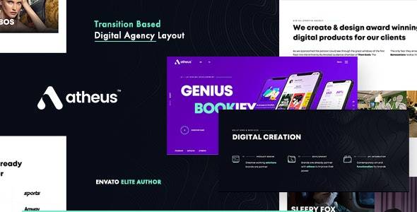 Atheus v.1.1.0 – Modern Creative Agency WordPress Theme Download