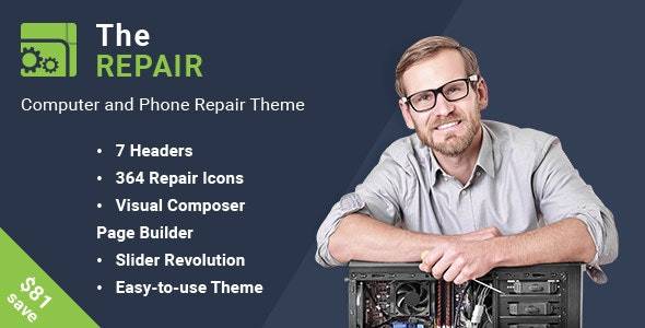 The Repair v.2.9.4 – Computer and Electronic WordPress Theme Download