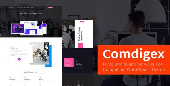 Comdigex v2.5 – IT Solutions and Services Company WordPress Theme Download