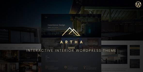 Artha – Interactive Interior WordPress Theme Download