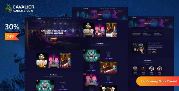 Cavalier – v1.4 Gaming Studio WordPress Theme + RTL Download