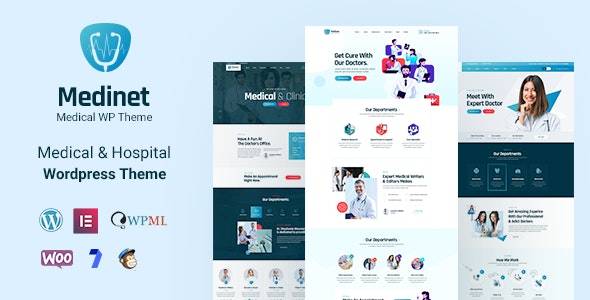 Medinet – v2.0.1 Medical and Health WordPress Theme +RTL Download