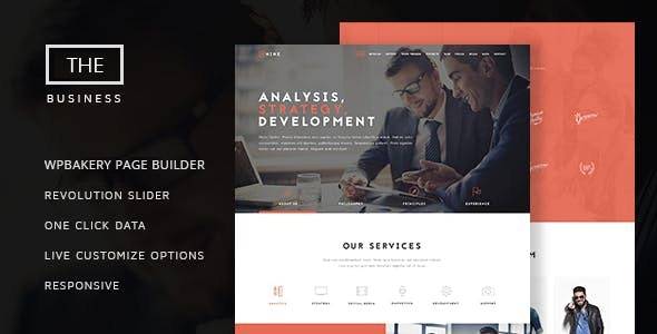 The Business – v1.6.1 Powerful One Page Biz WordPress Theme Download