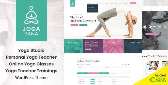 Jogasana v2.9 – Yoga Oriented WordPress Theme Download