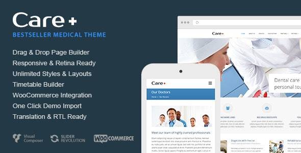 Care v4.9.4 – Medical and Health Blogging WordPress Theme Download