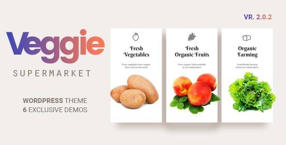 Veggie v.2.0.8 Vegetable and Fruit Shop WordPress Theme Download