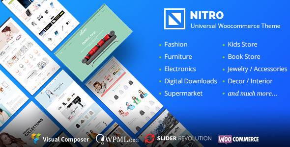 Nitro v1.8.0 – Universal WooCommerce WordPress Theme Download