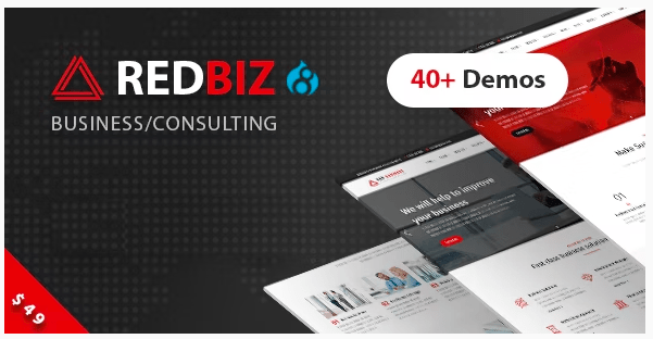 RedBiz – Business & Consulting Multi-Purpose Drupal 8 Theme