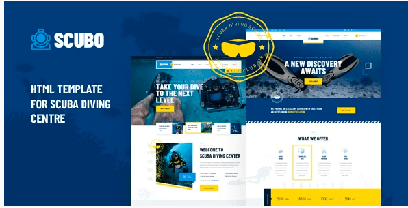 Scubo - HTML Template For Scuba Diving Center