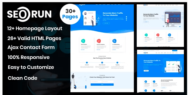 Seorun v1.0 – SEO & Digital Marketing Agency Template