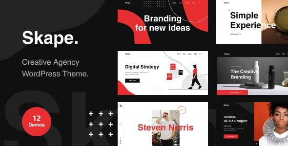 Skape v.1.0.0 – Creative & Modern Agency WordPress Theme Download