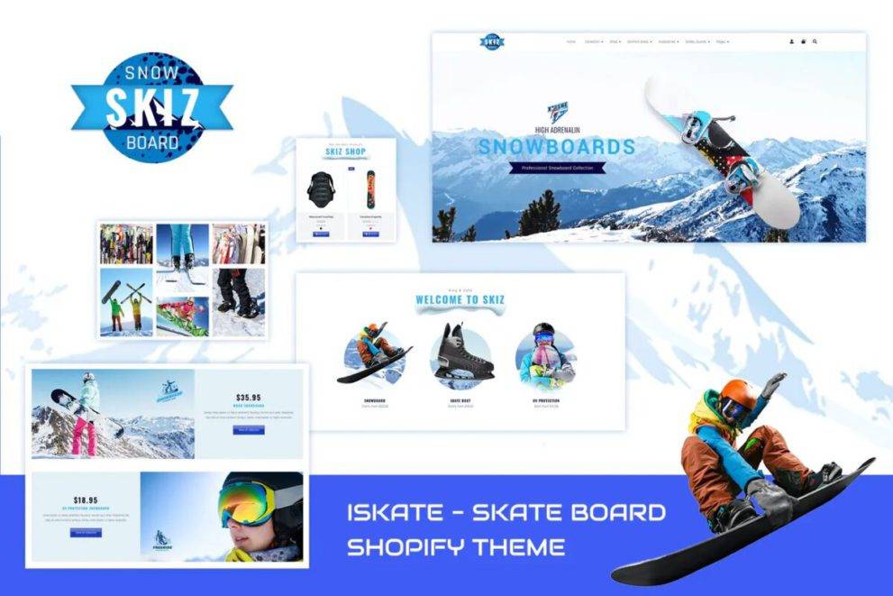 Skiz v1.1 – Sports Ski Boards Shopify Theme Download (Updated)