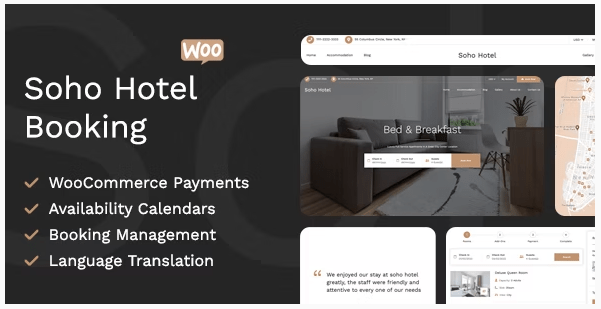 Soho Hotel v4.2.4 – Responsive Hotel Booking WP Theme