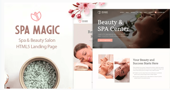 SpaMagic- Beauty Spa Salon Wellness Center HTML Template