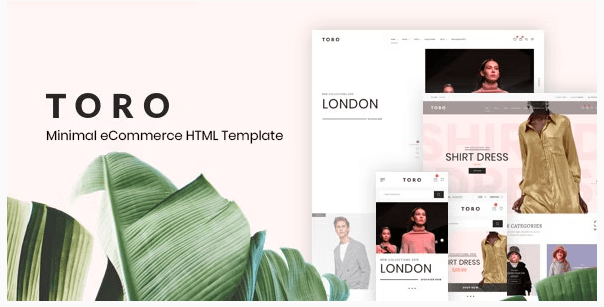 Toro – Minimal eCommerce HTML Template