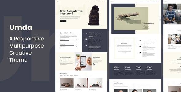 Umda wordpress theme