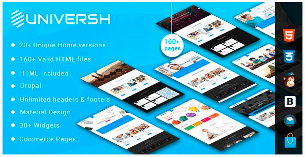 Universh – MultiPurpose Drupal 7 – 8.x Theme