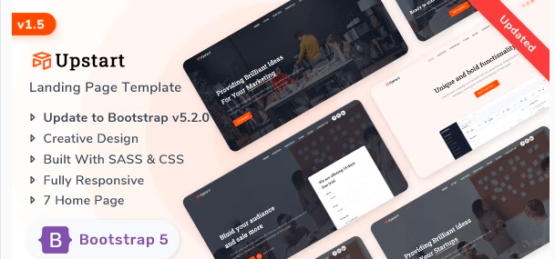 Upstart - Responsive Landing Template