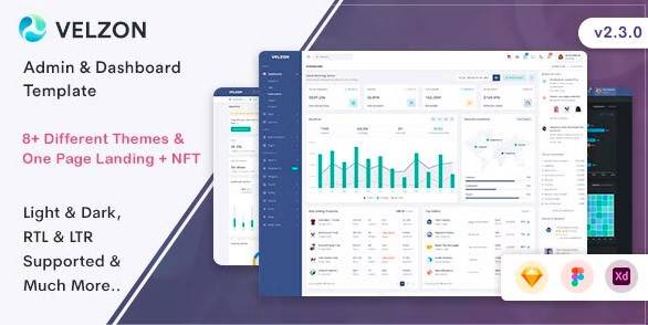 Velzon – Admin Dashboard Template v2.3.0 Download