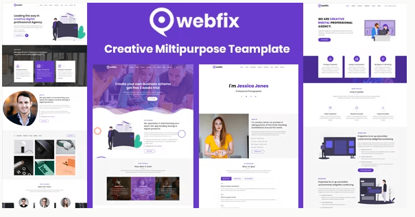 Webfix v1.3 – Creative Multipurpose Template