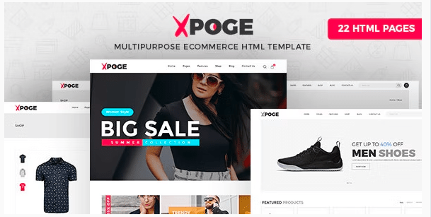 Xpoge v1.0 – Multipurpose eCommerce HTML Template