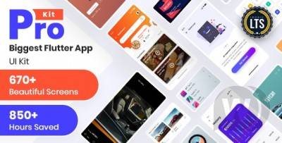 Prokit v6.0.0 – Biggest Flutter UI Kit Download