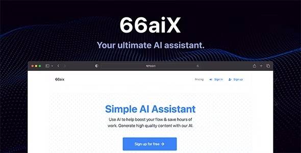 66aix Ultimate AI Text Images Generator