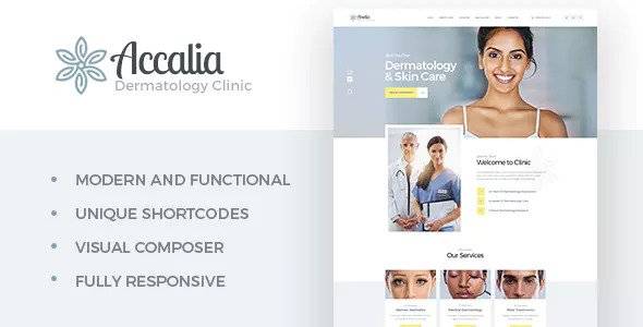 Accalia Dermatology Clinic WordPress Theme