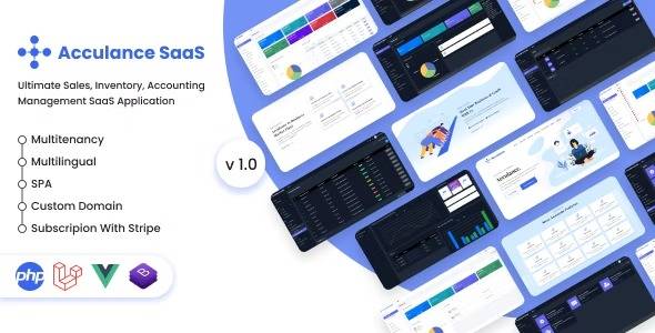 Acculance SaaS v1.0 – Multitenancy Based POS Accounting Management System Download