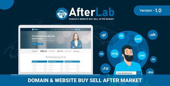 AfterLab – v1.0.0 Domain & Website Buy Sell After Marketplace Download