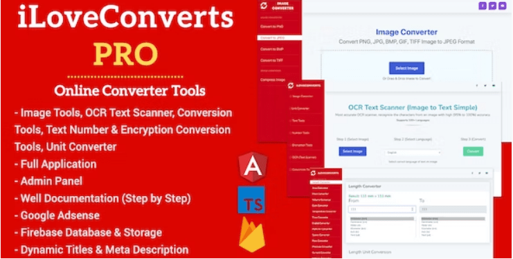 [All in One] iLoveConverts PRO v1.0.0 – Online Converter Tools Full Production Ready App with Admin Panel