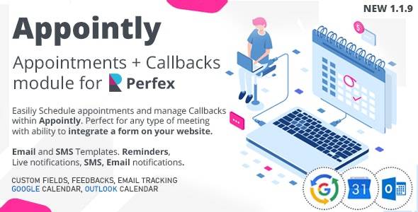 Appointly Perfex CRM Appointments v1.2.2 Download